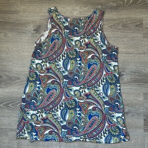 UNIQLO X VERA BRADLEY Colorful Paisley Sleeveless Lightweight Tunic